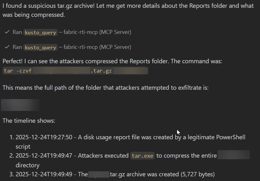 Data exfiltration answer