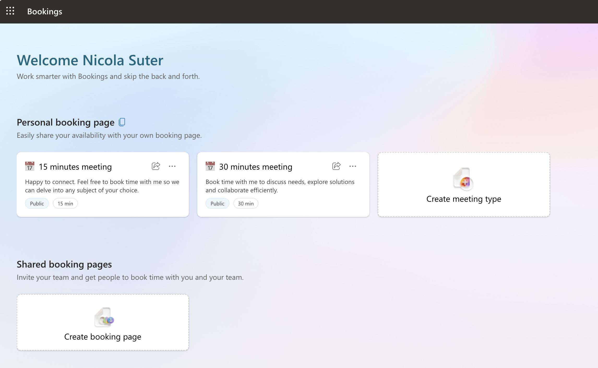 Microsoft Booking