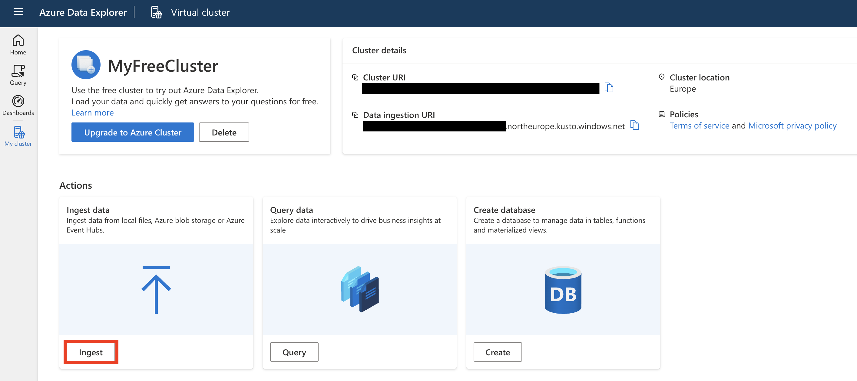Ingest CSV